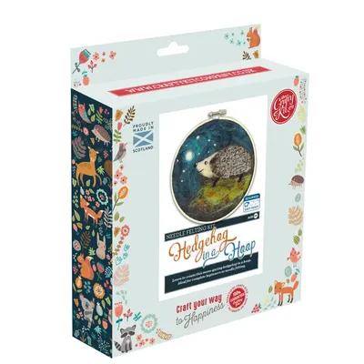 Måla med ull-Igelkott