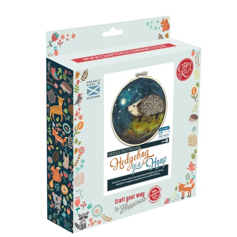 Måla med ull-Igelkott