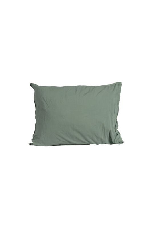 Örngott Crinkle EKO Mineral Green