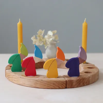 DVÄRG dekorativ figur till Födelsedagsring, GRIMMS