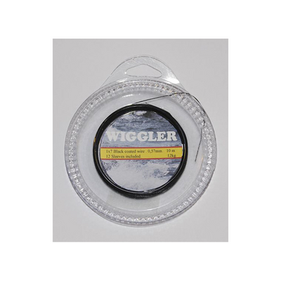 Wiggler Wire 10m plastbehandlad (12st lås ingår)