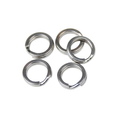 Wiggler Rostfria Flatslagna Fjäderringar Bulk (100-pack)