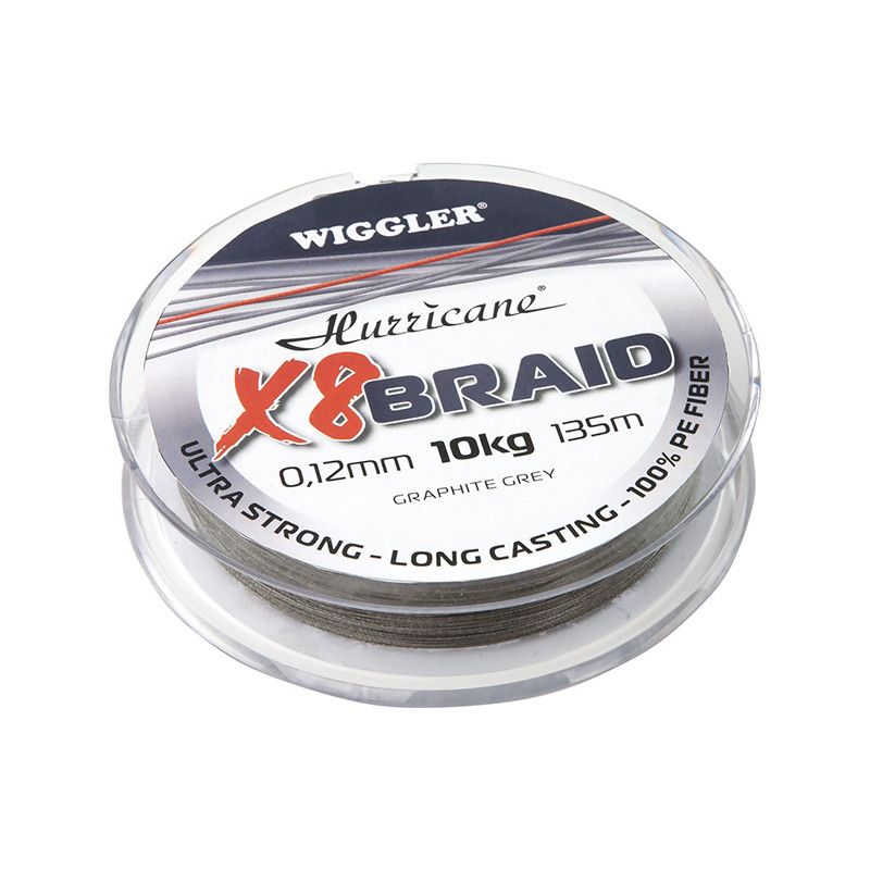 Hurricane X8 Braid Grey 135m