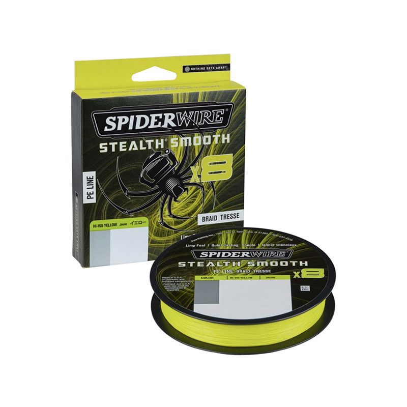 SpiderWire Stealth Smooth 8 Hi-Vis Yellow 150m