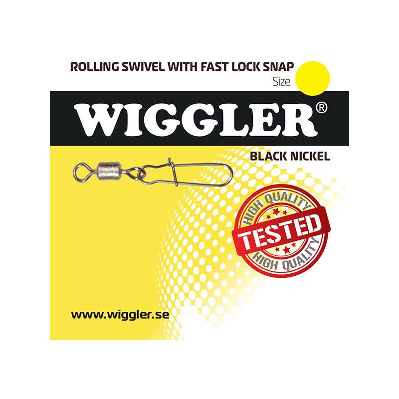 Wiggler Fast Lock Snap - Beteslås med lekande (paket)
