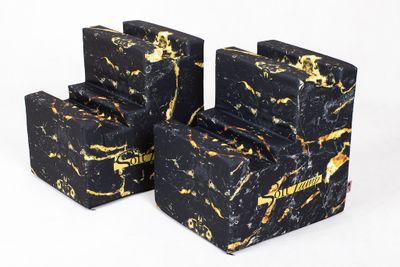 Cavalettiblock Marble Maxi - set med 2 st