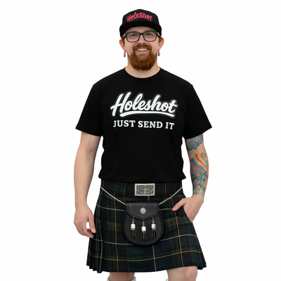 HOLESHOT SCRIPT CLASSIC  T-SHIRT