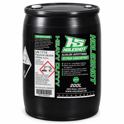 HEAVY DUTY ALKALISK AVFETTNING 200L EXTREME KONCENTRAT