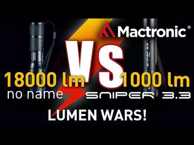 Mactronic SNIPER 3 3 ficklampa med powerbank funktion
