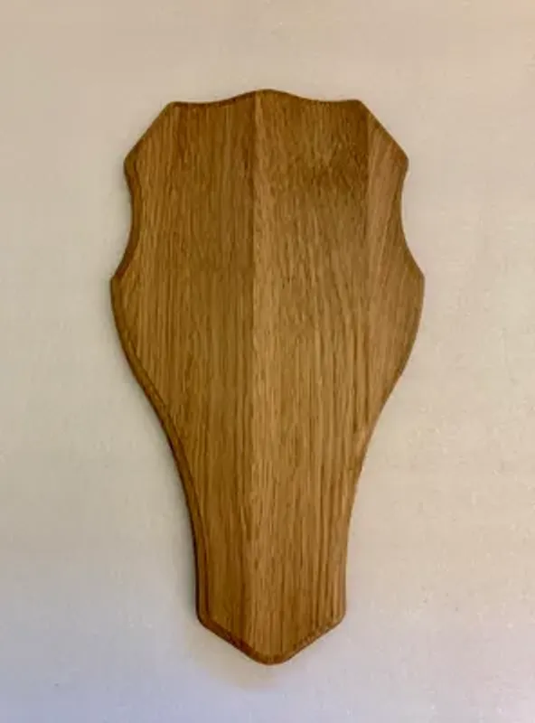 Trofésköld Naturell