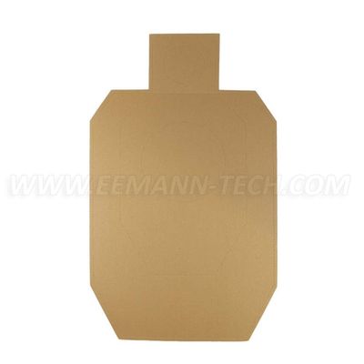 Cardboard IDPA Target TAN/WHITE - 100 pcs./pack