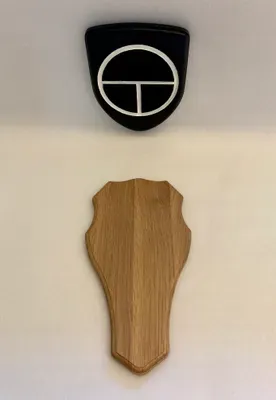 Trofésköld Naturell