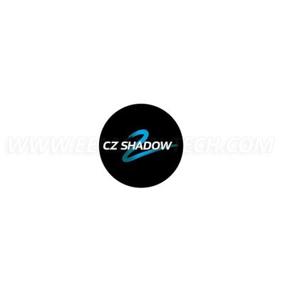 CZ Shadow 2 Sticker - 2,5cm, Color: Black
