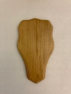 Trofésköld Naturell
