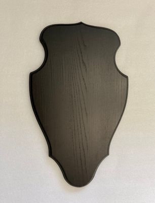 Trofésköld Svart