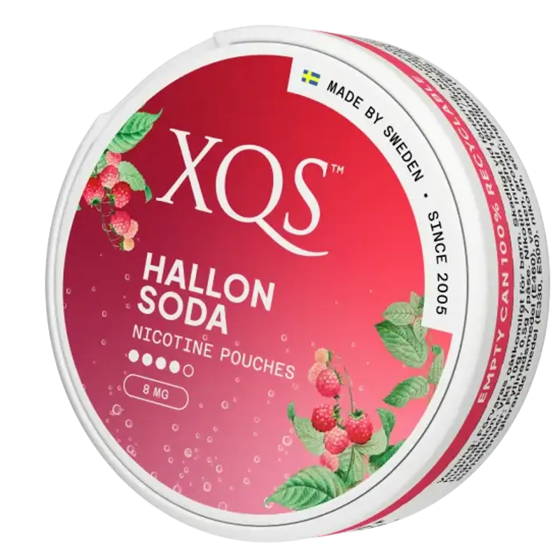 XQS Hallonsoda Strong