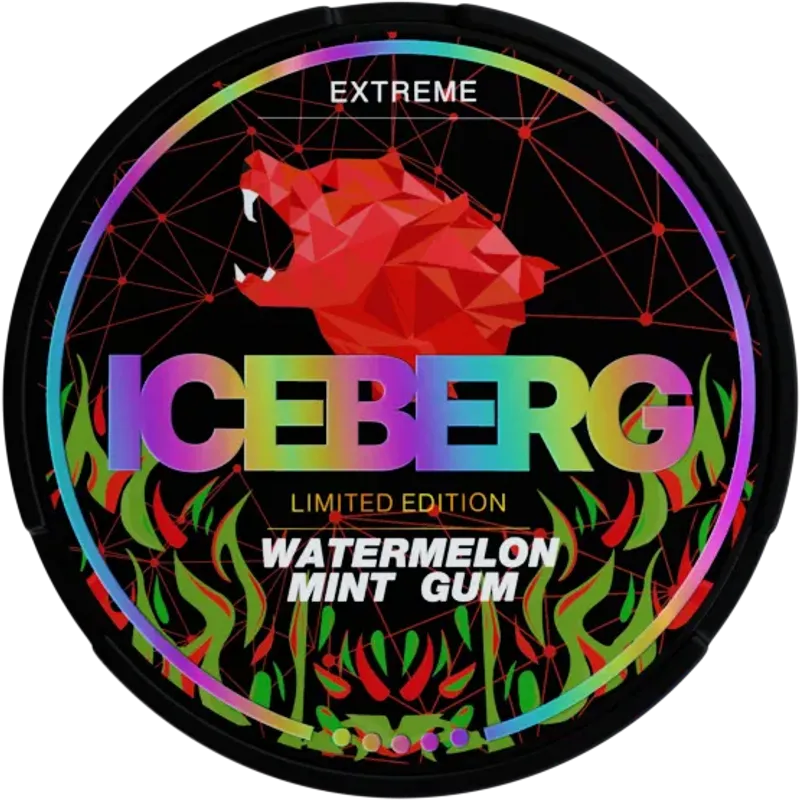 ICEBERG Watermelon Mint Gum Extreme