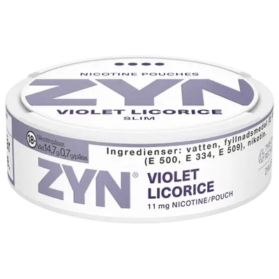 ZYN Violet Licorice Slim Extra Strong