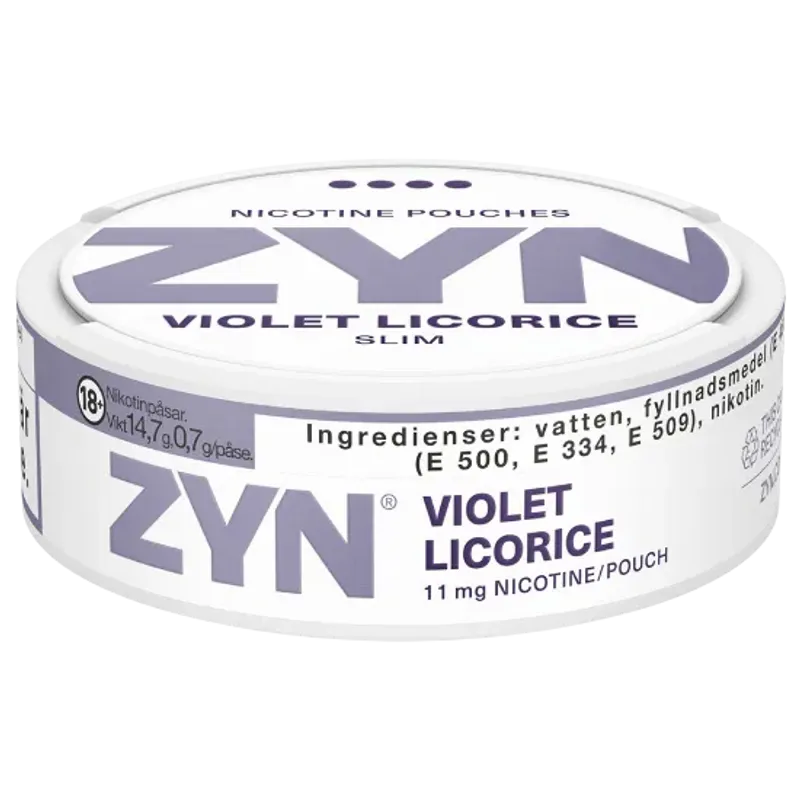 ZYN Violet Licorice Slim Extra Strong