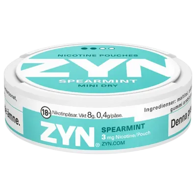 ZYN Spearmint Mini dry 3mg