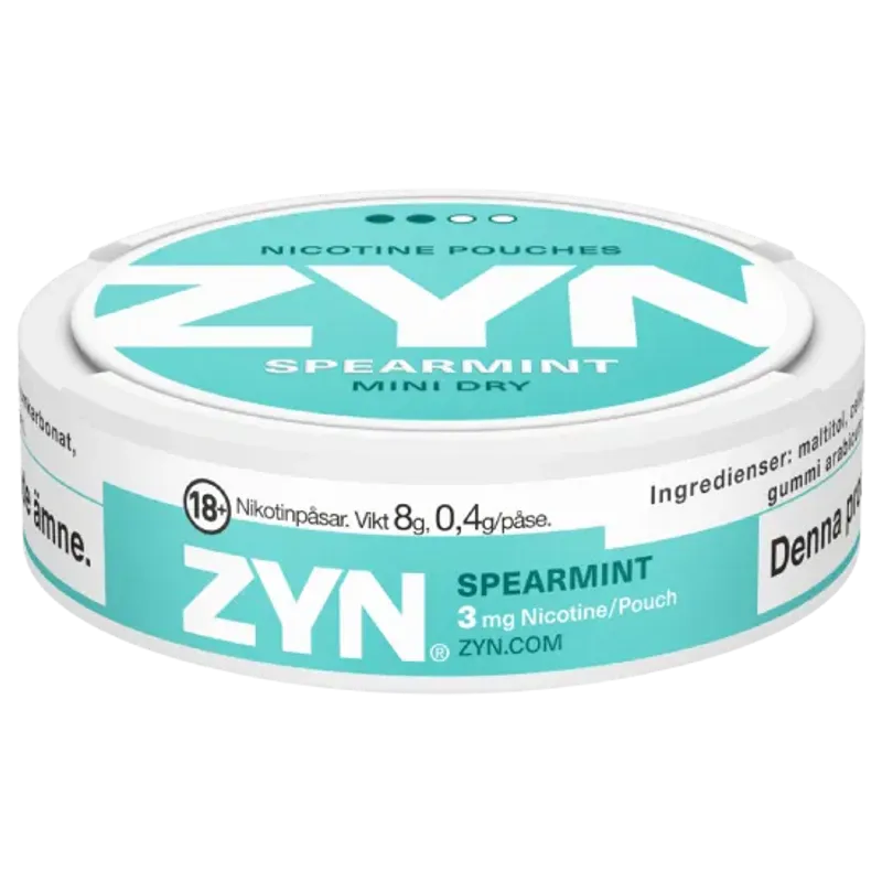 ZYN Spearmint Mini dry 3mg