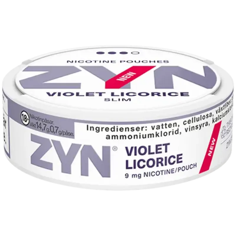 ZYN Violet Licorice Slim Strong