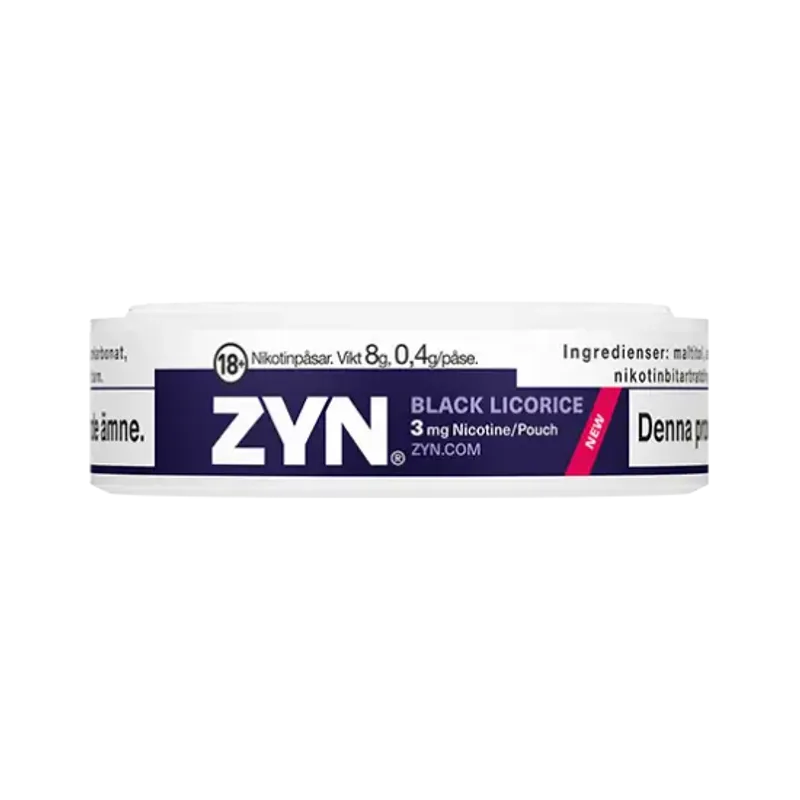 ZYN Mini Dry Black Licorice 3mg