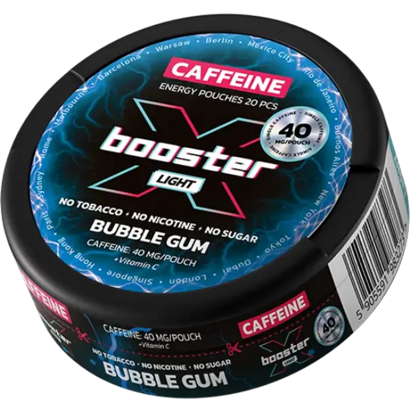 X-Booster Energy Bubble Gum Light