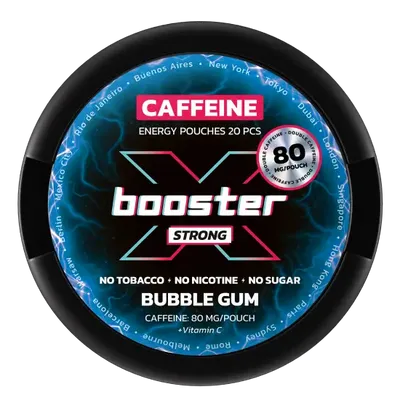 X-Booster Energy Bubble Gum Strong