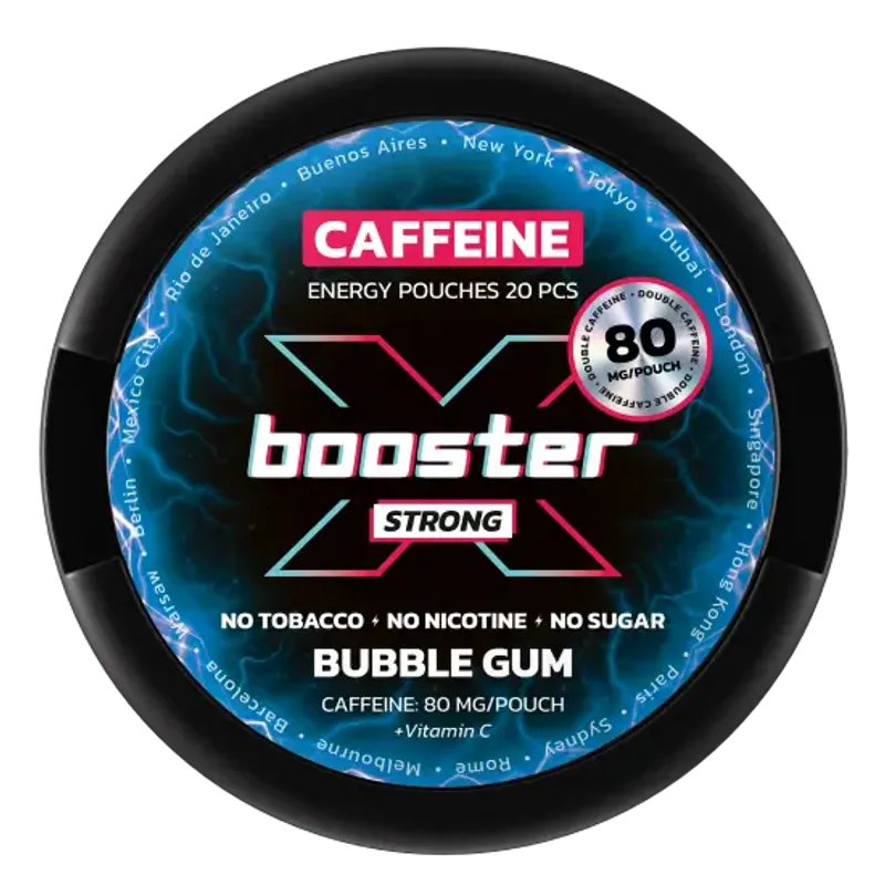 X-Booster Energy Bubble Gum Strong