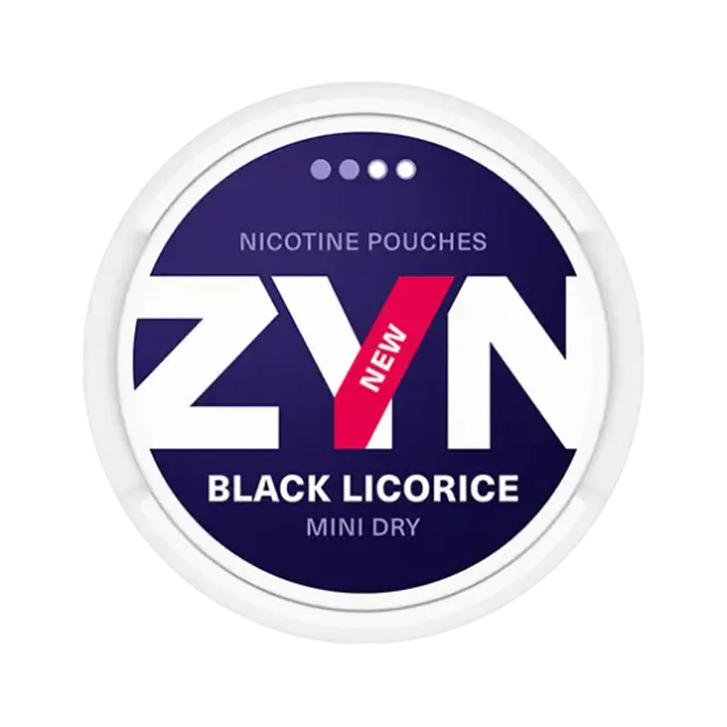 ZYN Mini Dry Black Licorice 3mg