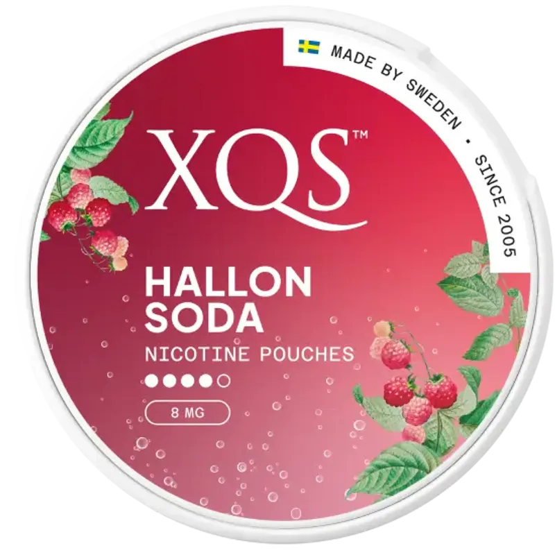 XQS Hallonsoda Strong