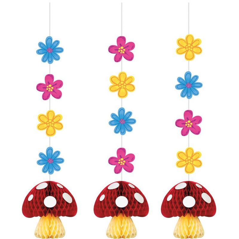 Girlanger 3-pack Svampar och Blommor