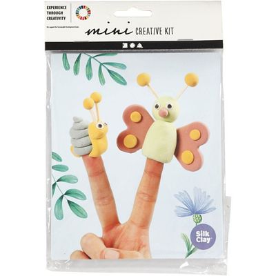 Pysselkit Fingerdockor - Snigel & Fjäril