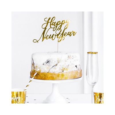 Cake Topper Happy New Year
