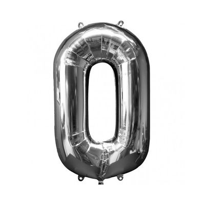 Sifferballonger Silver, 86 cm