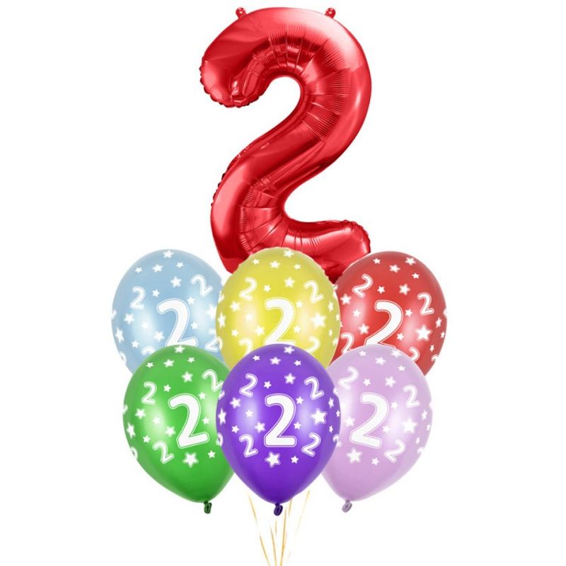 Ballongbukett 2 år