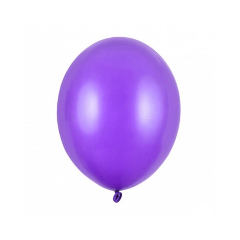 Ballong Mörklila Metallic