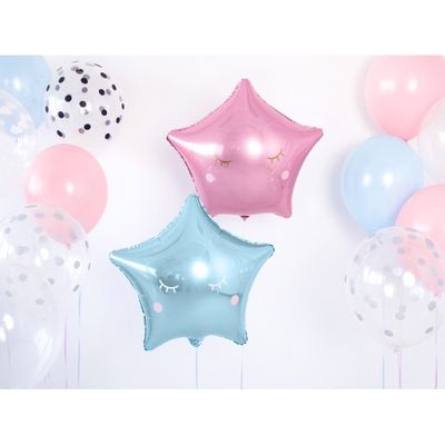 Folieballong Stjärna Rosa