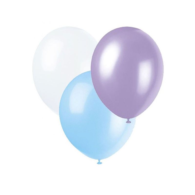 Ballonger Vit, Lila, Ljusblå