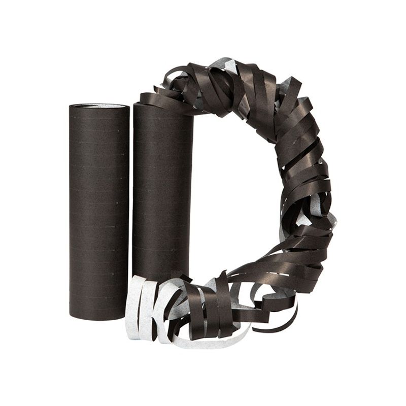 Serpentiner svart - 2 pack