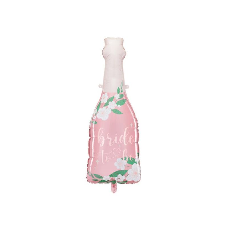 Folieballong Bride To Be Champagneflaska
