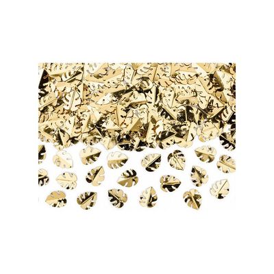 Konfetti Palmblad Guld