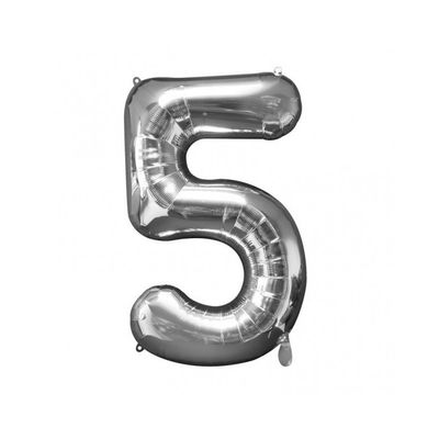 Sifferballonger Silver, 86 cm