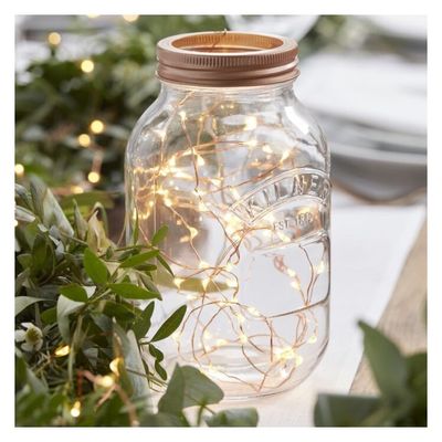 LED Ljusslinga guld
