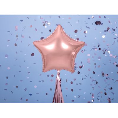 Folieballong Stjärna Rosé