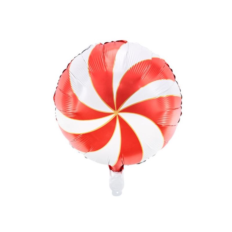 Folieballong Karamell Röd