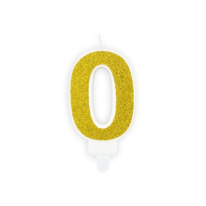 Tårtljus 0 Guld