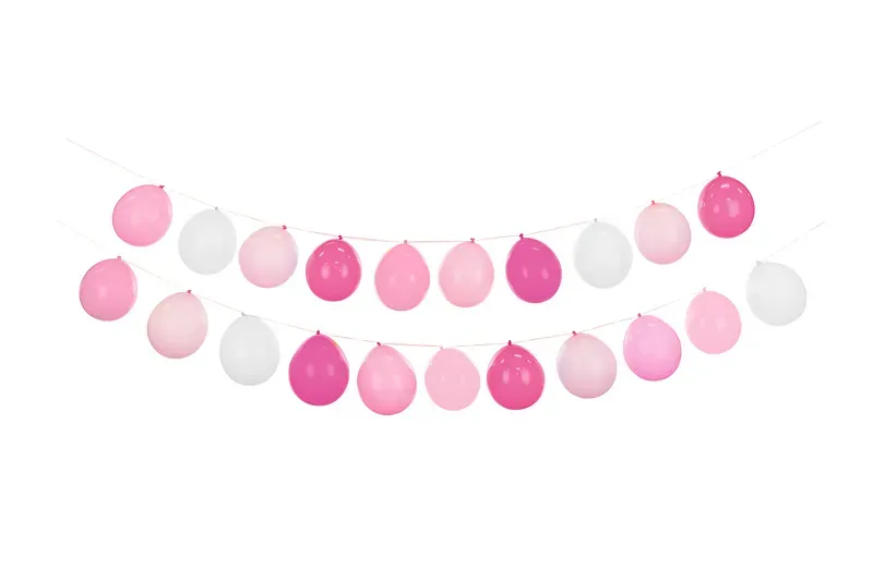 Ballonggirlang, rosa