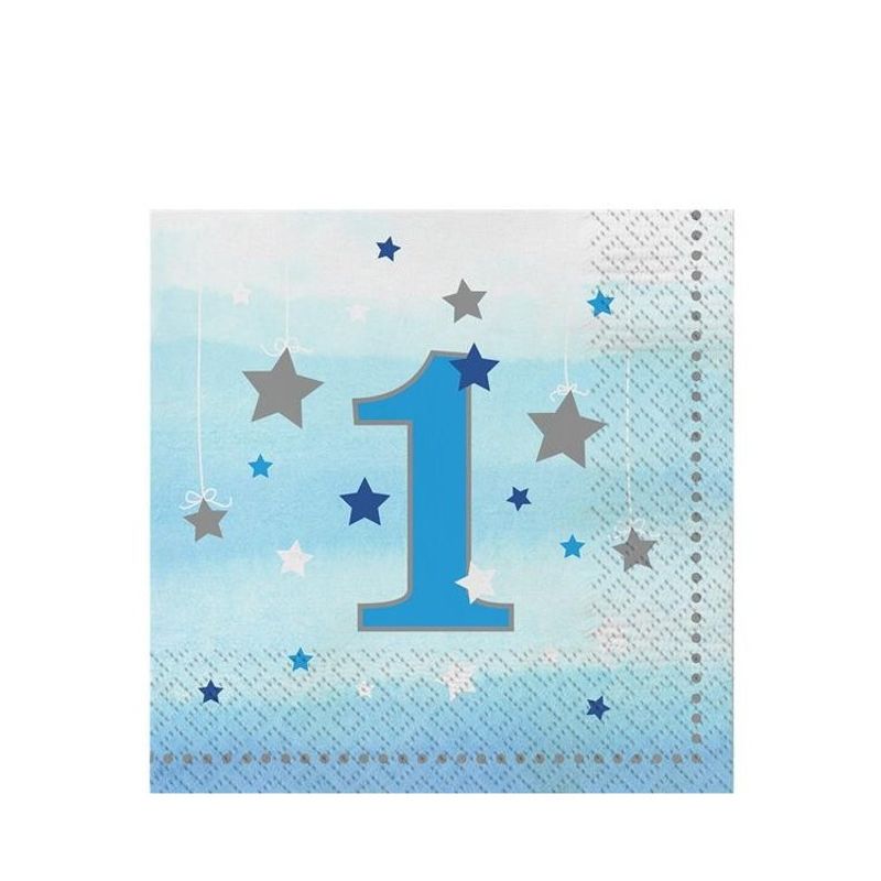 Little Blue Star 1 år Servetter
